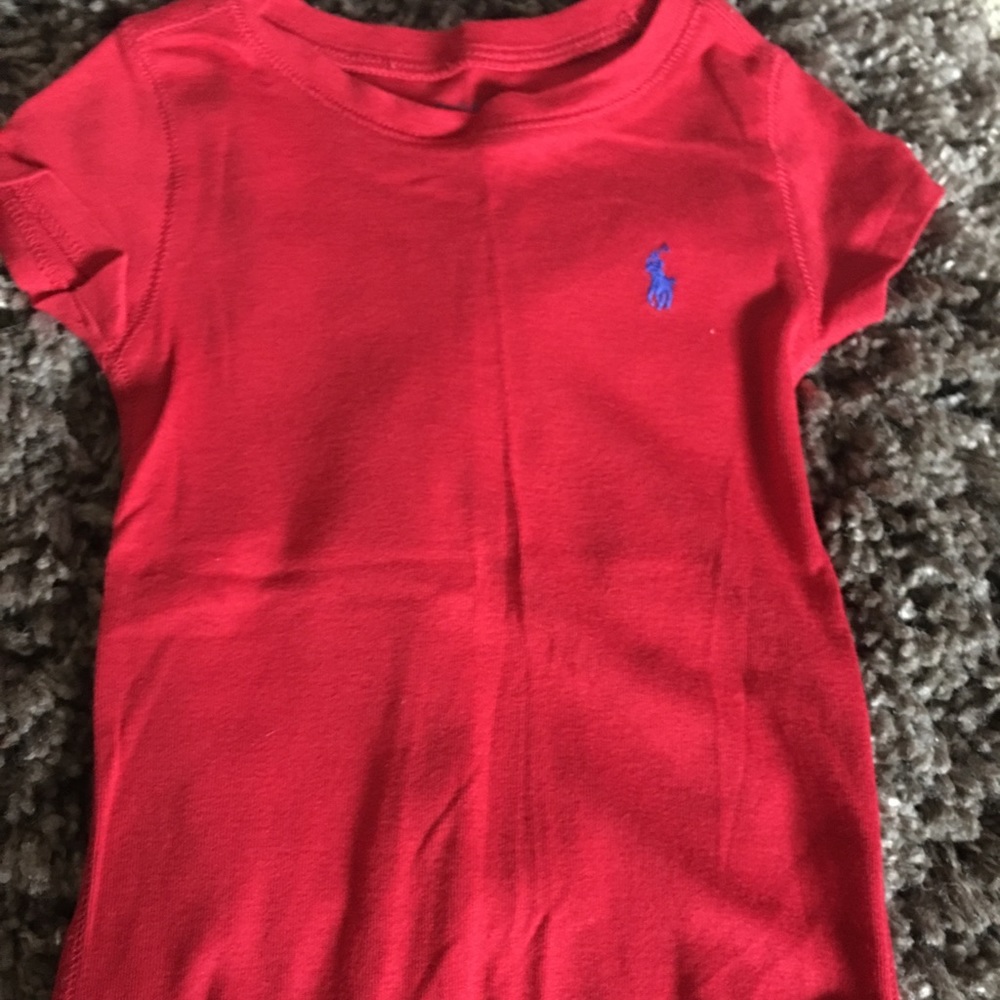 Like new RL toddler short sleeve cotton shirt 3T